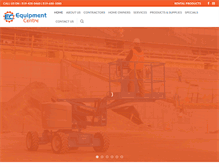 Tablet Screenshot of equipmentcentre.ca